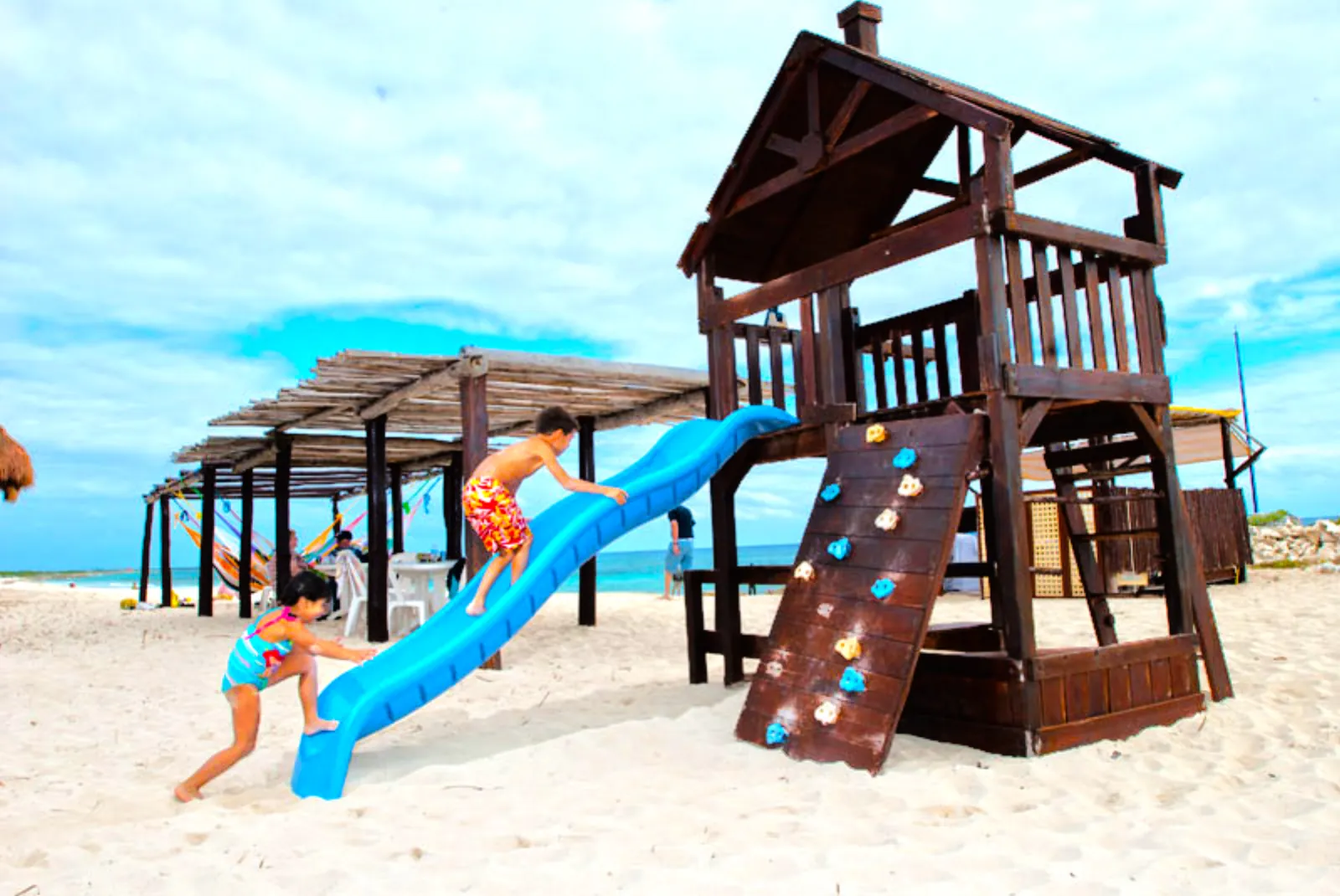 Cozumel Beach Club Day Pass & Snorkel Combo - kids beach area cozumel in Cozumel