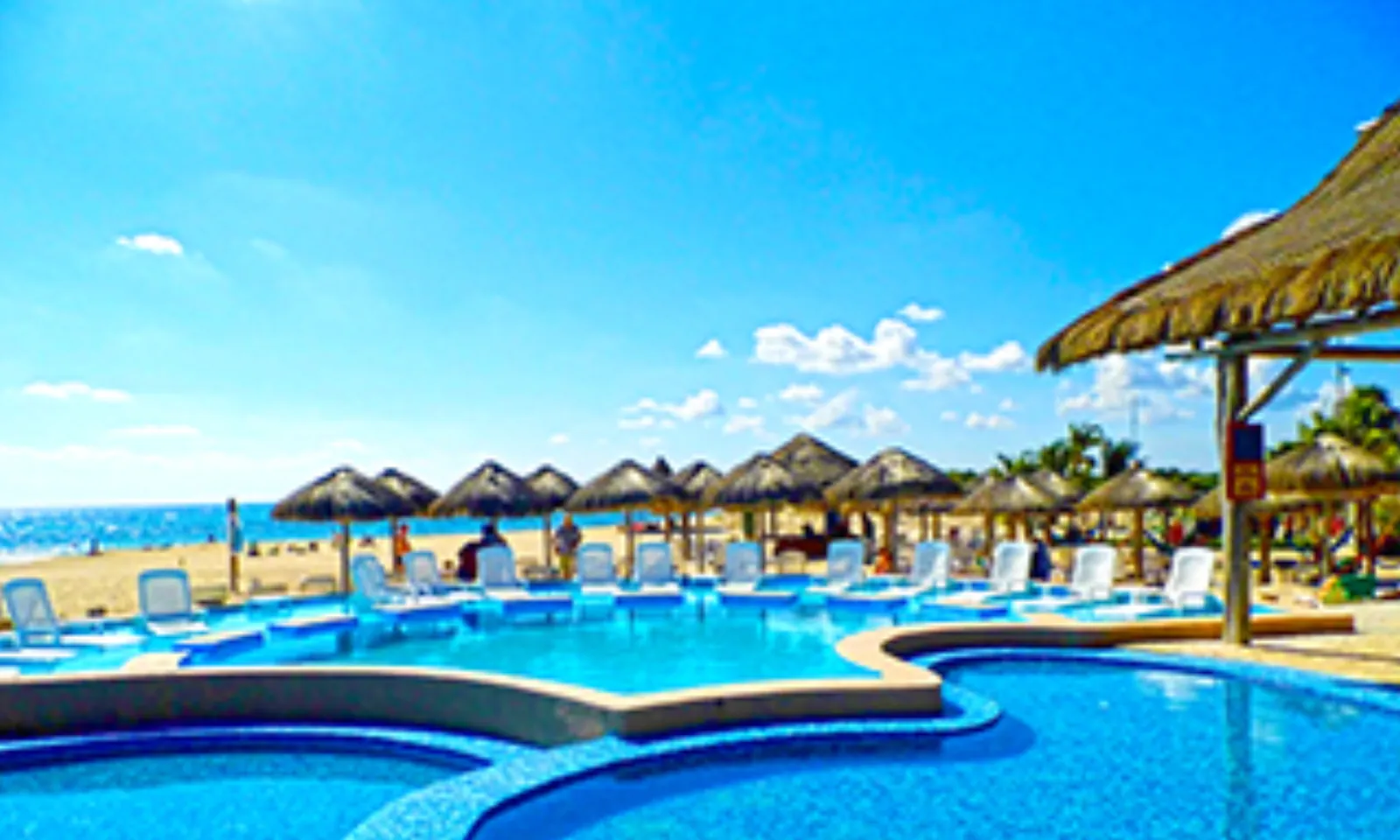 Cozumel Beach Club Day Pass & Snorkel Combo - punta morena cozumel pool small in Cozumel