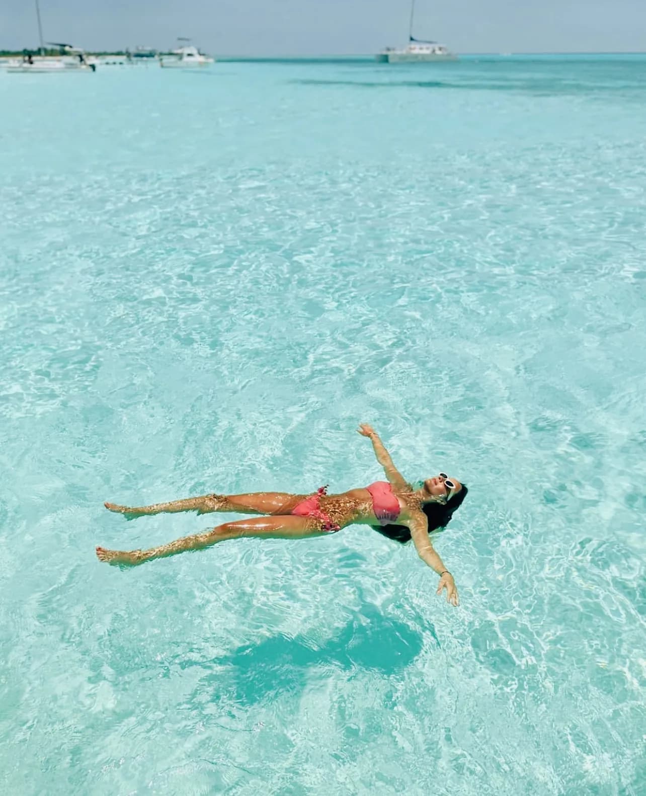El Cielo Island Snorkeling & Paradise Escape - floating crystal clear water in Cozumel